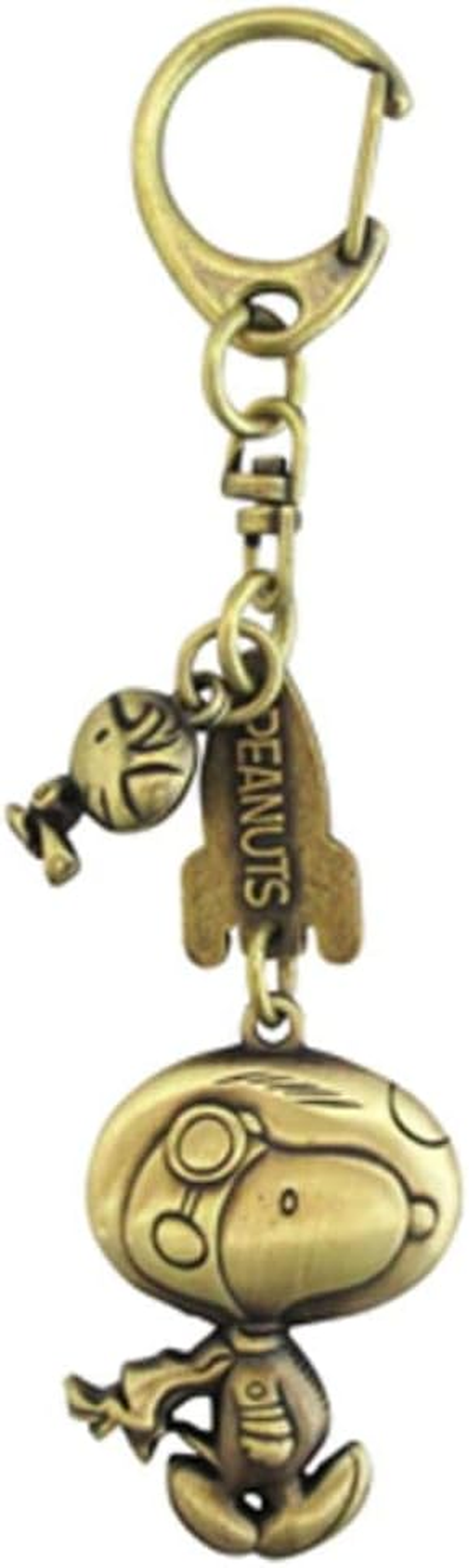 Ushikubo Kogei SN-047 Snoopy Cast Key Holder, Silver Fulbi