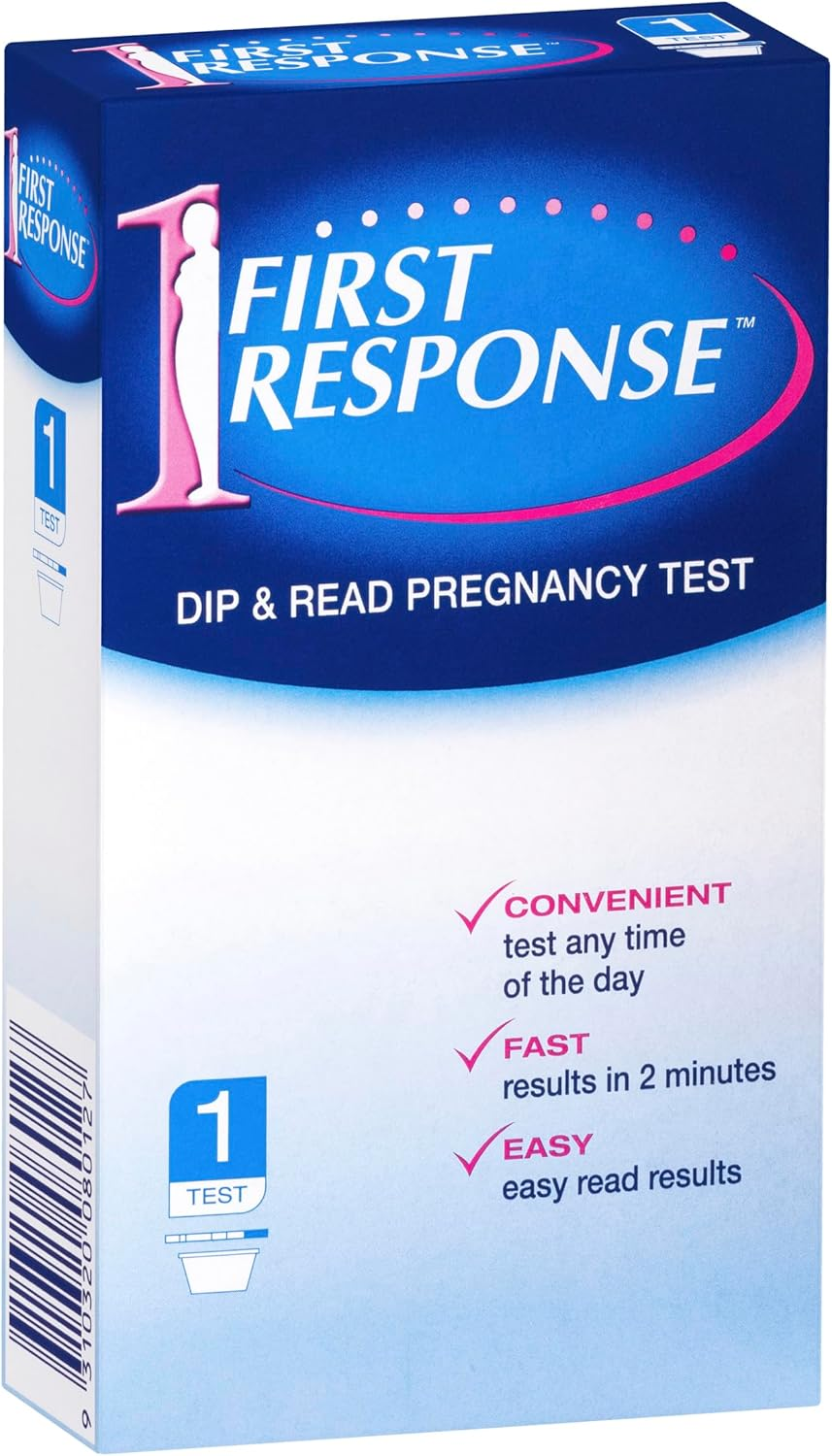 First Response Pregnancy Dip & Read 1 Test - Easy to Read - Fast Results - Test at Any Time of the Day - 1 Pack image number 6
