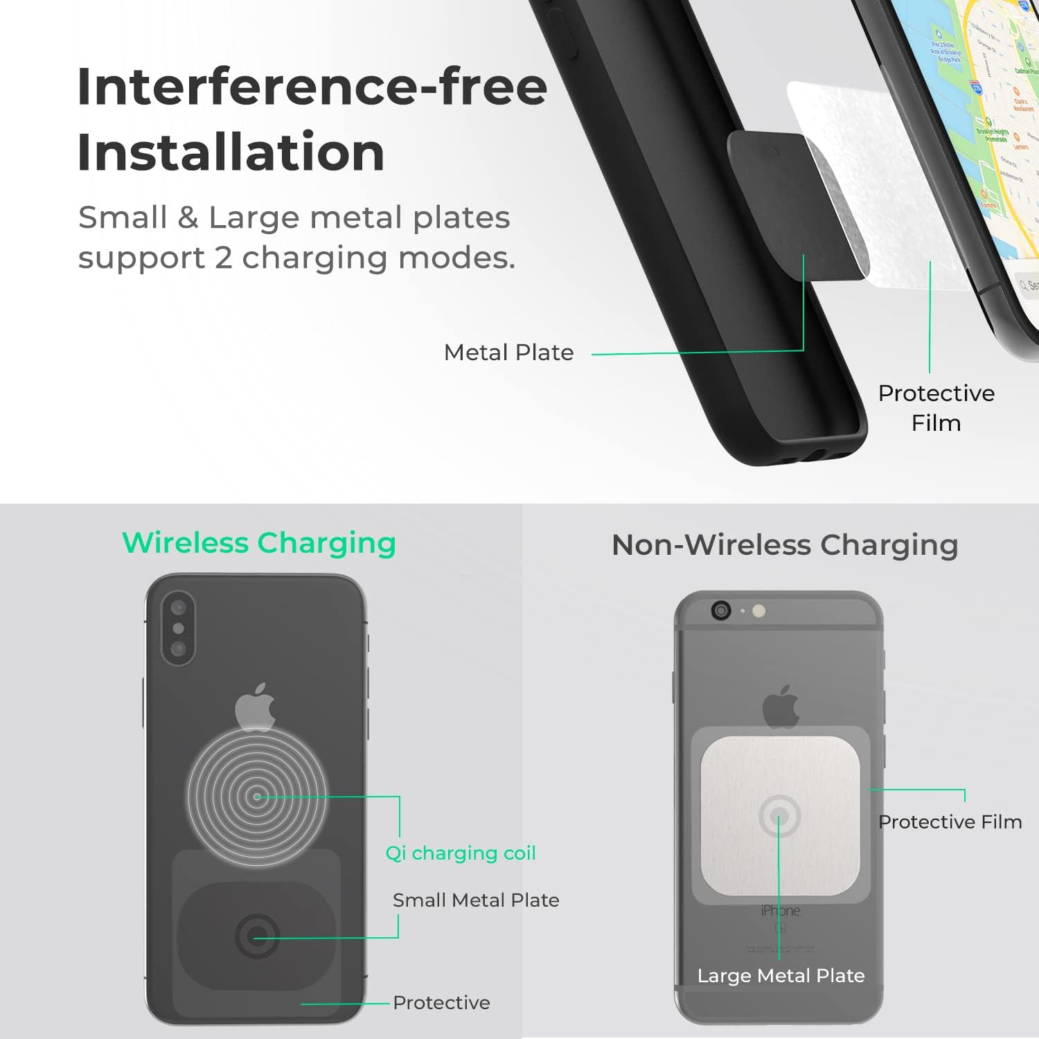 Iottie Itap 2 Magnetic Dashboard Car Mount Holder || Cradle for Samsung Galaxy S22, Google Pixel 7, Motorola Moto G, Oneplus 10, Sony Xperia & Other Android Smartphones image number 6