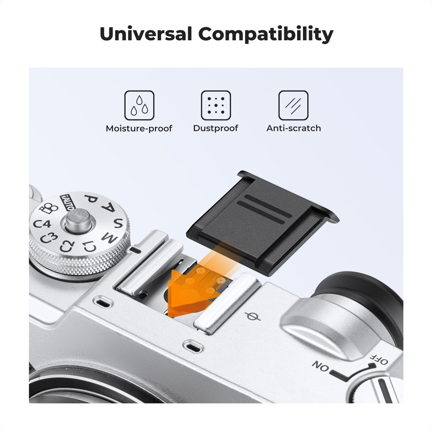 K&F Concept E Mount Body Cap & Rear Lens Cover for Sony Nex E Mount A6700 A6600 A6500 A6400 A6300 A6100 A6000 A5100 A5000 A7C A7CR A7C II A7 A7S A7R FX3 FX30 A9 A9II ZV-E10 NEX-6 NEX-7 NEX-5C NEX-3 image number 6