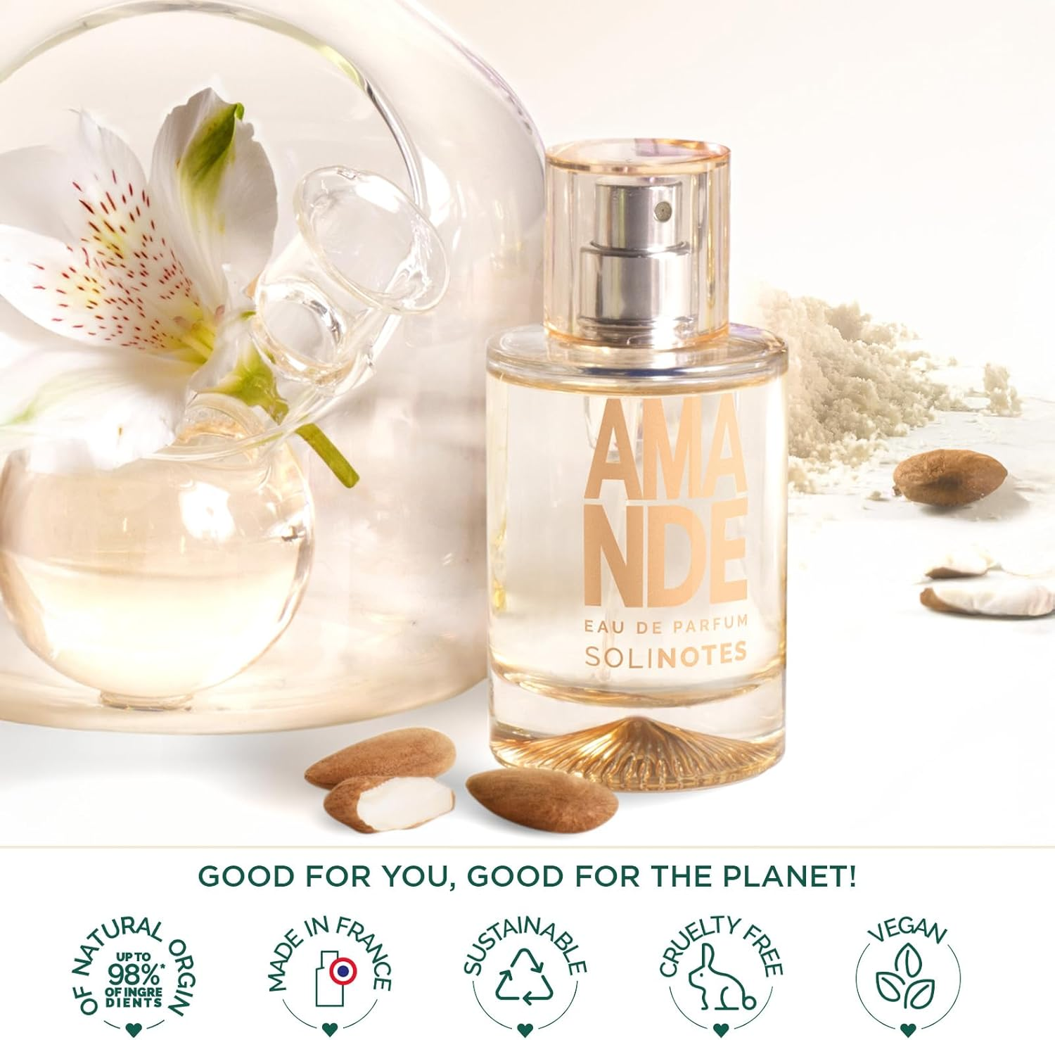 Solinotes Paris Amande Eau De Parfum 50Ml image number 4
