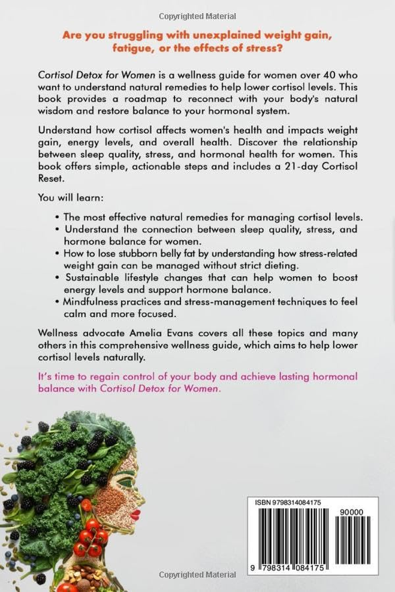 Cortisol Detox for Women: 21-Day Cortisol Reset. a Natural Wellness Guide to Help Balance Hormones for Women. Learn How to Improve Sleep, Lower Cortisol, Boost Energy to Support Cortisol Weight Loss. image number 1