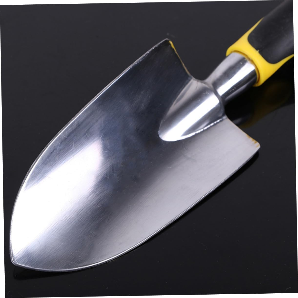 SUPVOX 2Pcs Garden Trowel Gardening Tool Hand Shovel Comfortable Grip for Weeding Transplanting and Digging in Garden Beds Stainless Steel image number 5