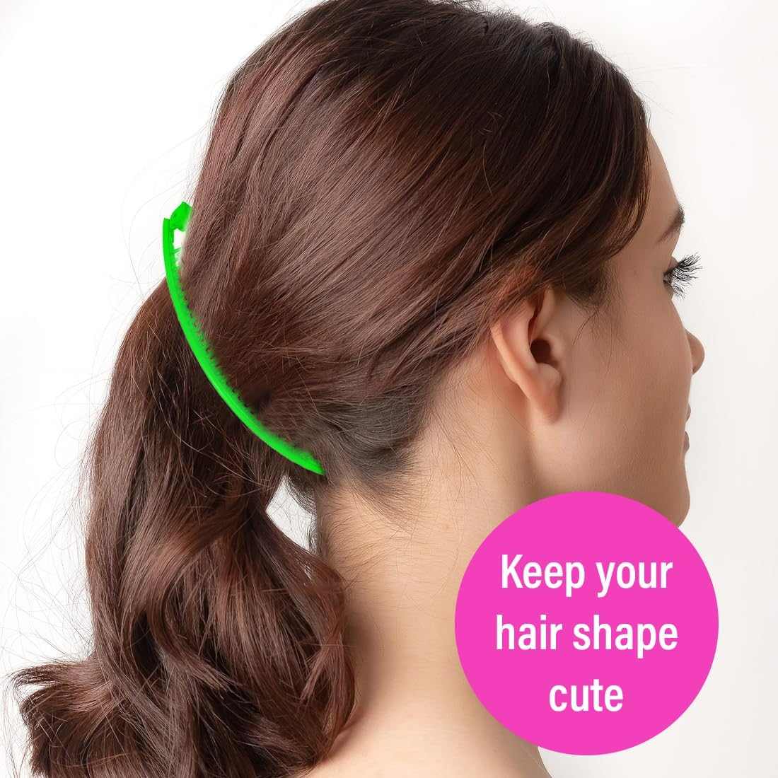 JAWUZ Pack of 3 Banana Clip Hair, Banana Clip Large, Large Banana Hair Clip, Banana Hair Clips, Women'S Thin Hairstyle, Banana Clip Hair Accessory for Women and Girls (Red, Green, Yellow) image number 4