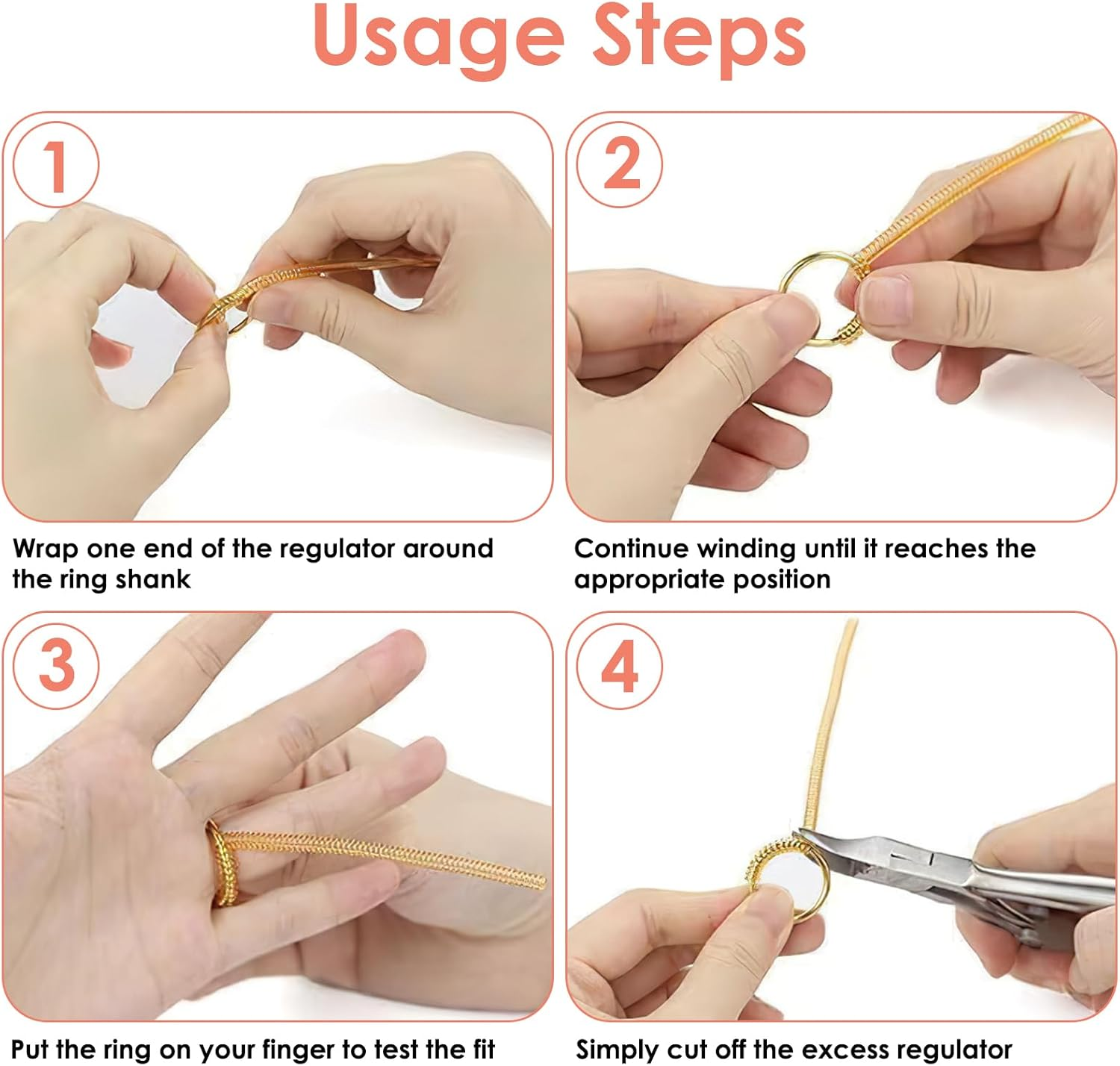 Ring Size Adjusters - Invisible Ring Adjusters for Daily Wear, Loose Ring Size Adjusters Fit Almost Any Ring, Ideal for Wedding, Engagement & Fashion Jewelry, Easy to Install & Reusable image number 3