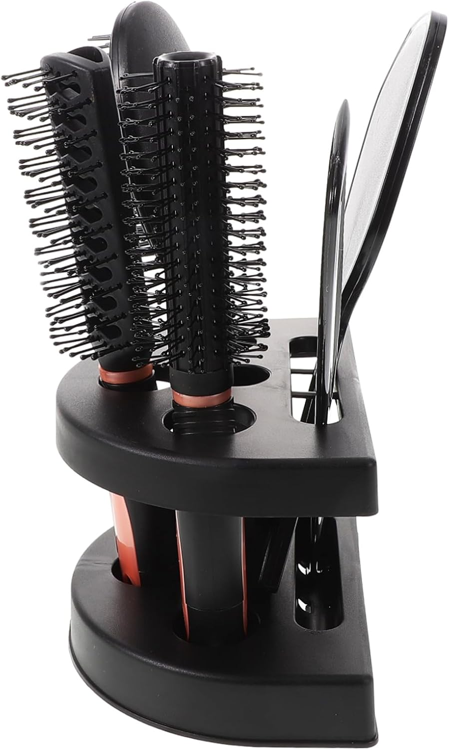 DINHEAROM 5Pcs Hair Comb Mirror Detangling Brush No Static Styling Tools for Home Outdoor Use image number 2