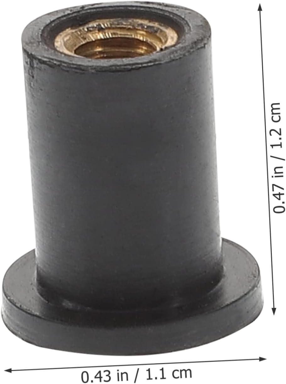 ERINGOGO 2Sets Motorcycle Accessories 5/16 Inch Well Nuts Windscreen Nuts Set Motorcycles Easy to Install 25Pcs*2 image number 1