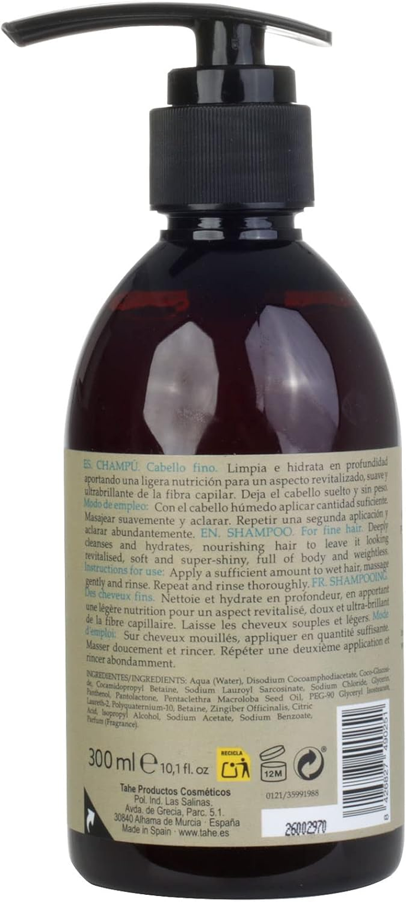 Tahe Organic Care Original Shampoo 300Ml image number 2