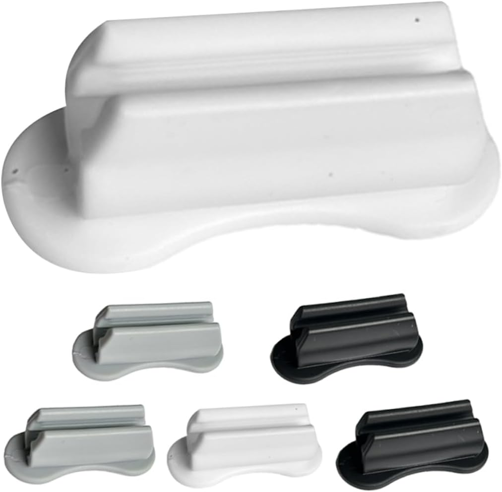 GANAZONO 6Pcs Silicone Pencil Shaped Pen Holders for School Supplies Adhesive Desk Stationery Office Storage Boys and Girls Desk Classroom Organizer image number 3