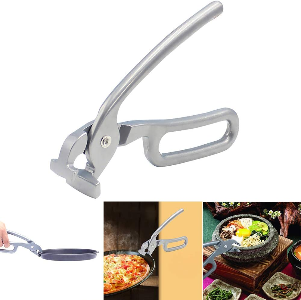 Universal Kitchen Aluminium Hot Dish Plate Hot Pot Oven Cooker Plate Microwave Bowl Clip Pots Gripper Pizza Pan Tongs