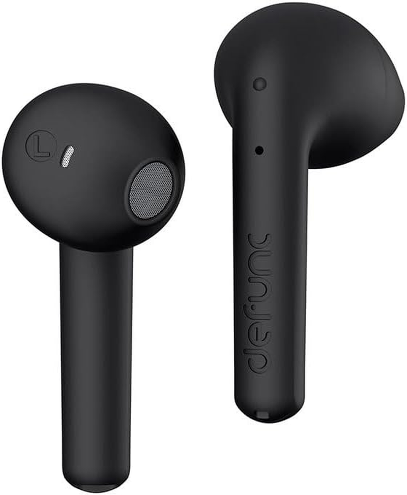 Defunc True Lite Wireless In-Ear Headphones with Powerful Sound (Black)