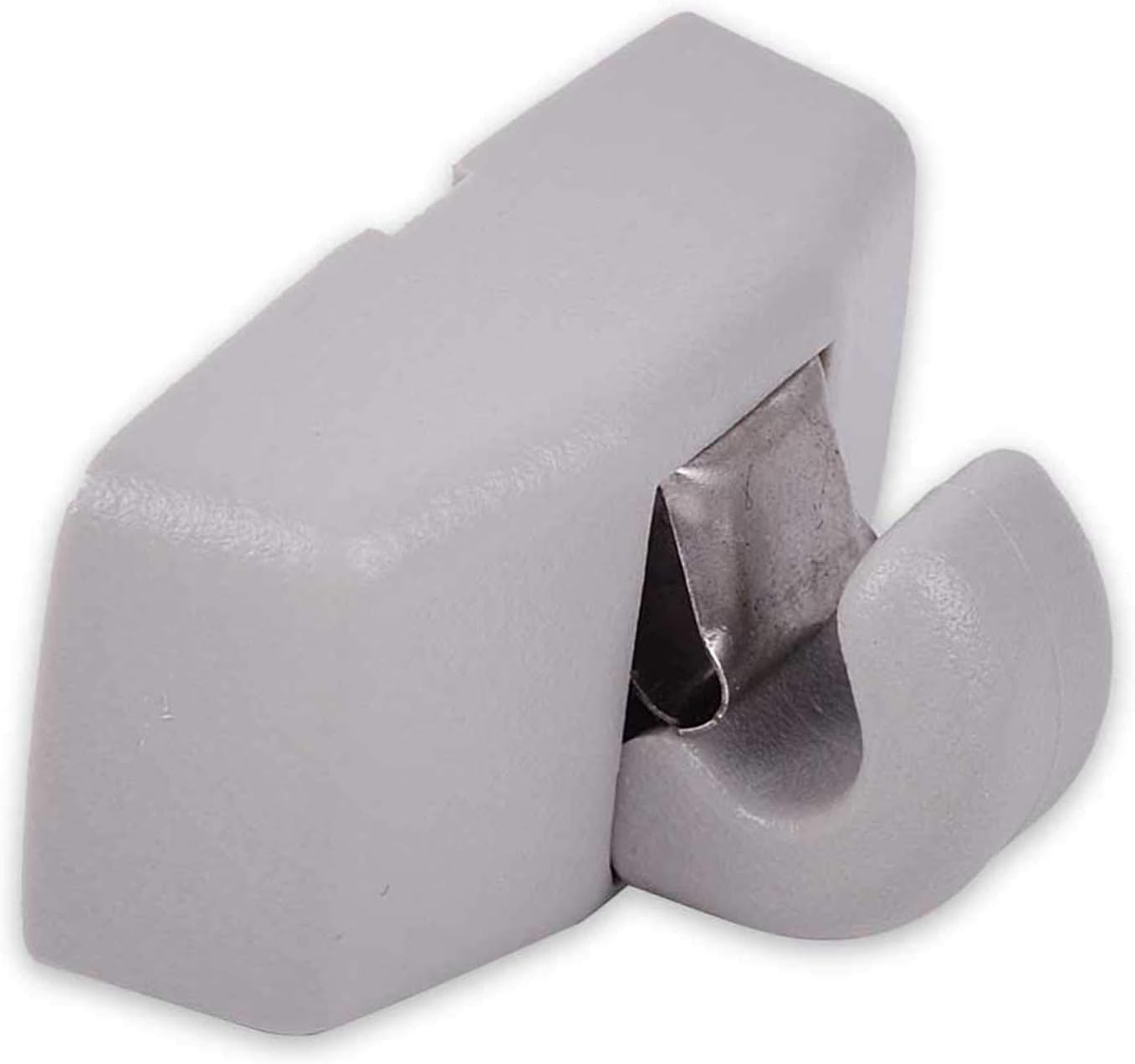 Runmade Gray Sun Visor Hook Clip Bracket Hanger Compatible with VW Golf GTI Jetta Mk4 Passat B5 B6 Touran Polo Seat image number 5