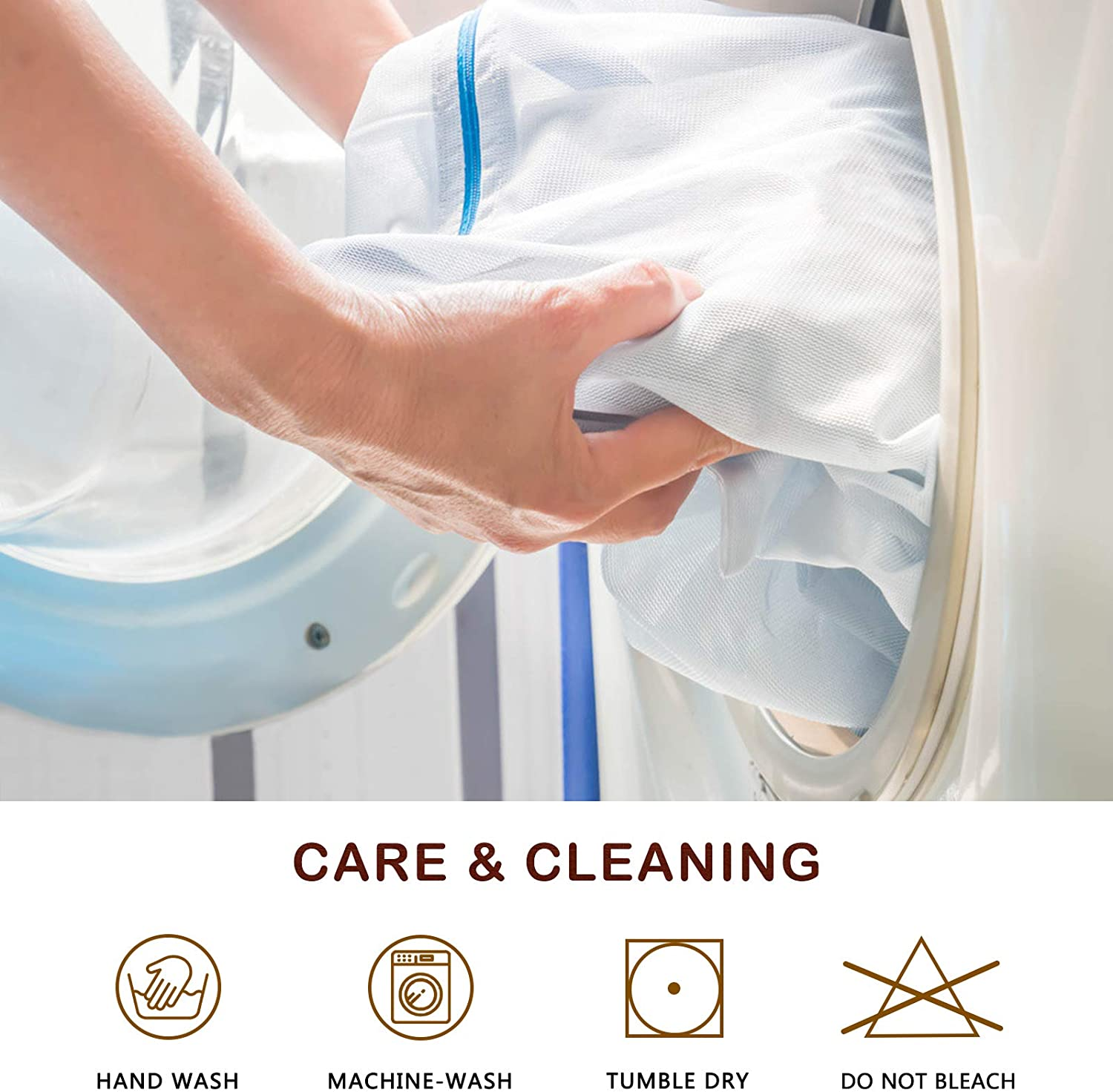 Joyreap 7 Piece Bed in a Bag Queen, Green Leaves Printed on White Botanical Design, Microfiber Set for All Season (1 Comforter, 2 Pillow Shams, 1 Flat Sheet, 1 Fitted Sheet, 2 Pillowcases) image number 3