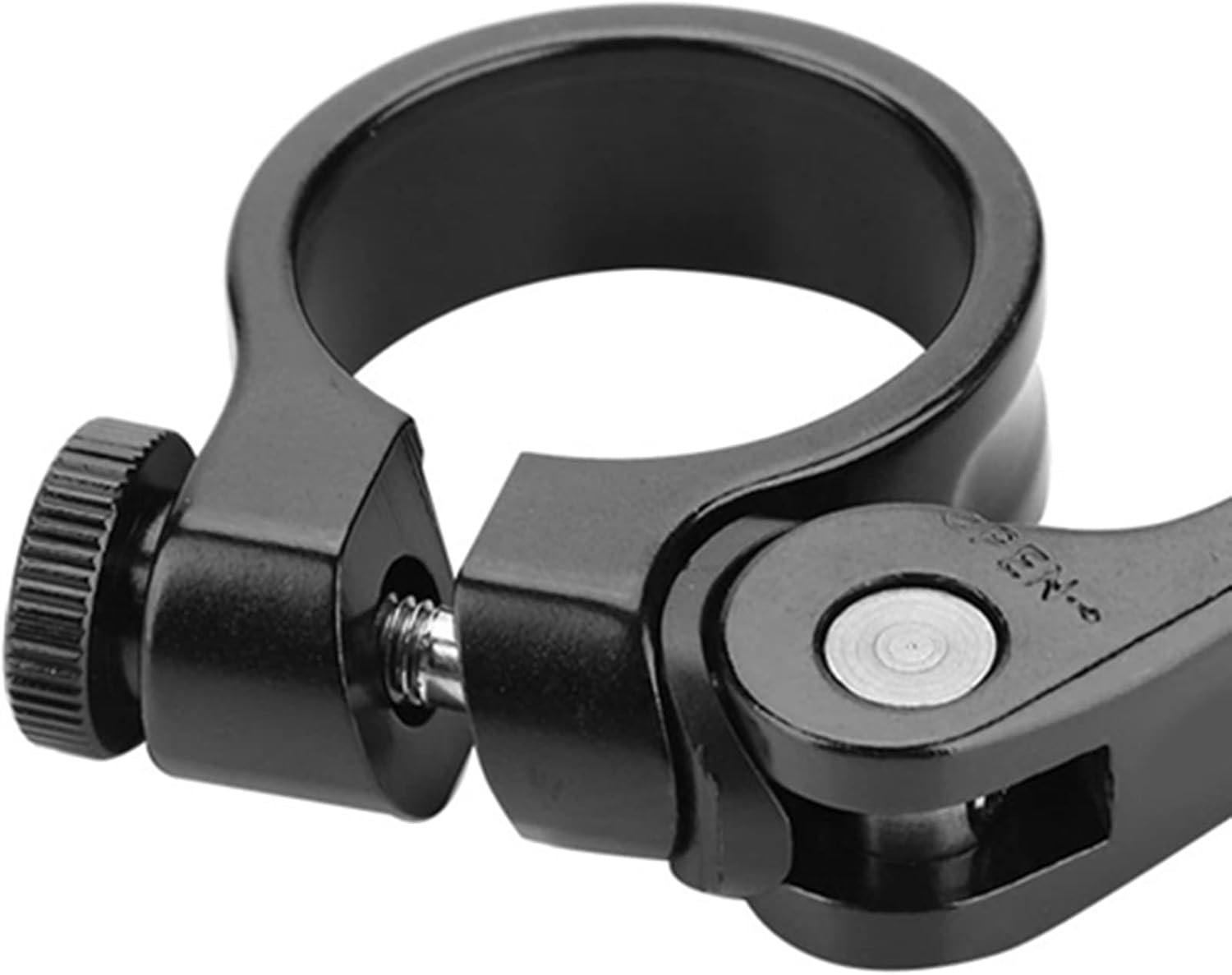 CX-18 Easy Installation Post Clamp for Road Bike Quick Release Seatpost Clamp Black (31.8Mm) - Black image number 3