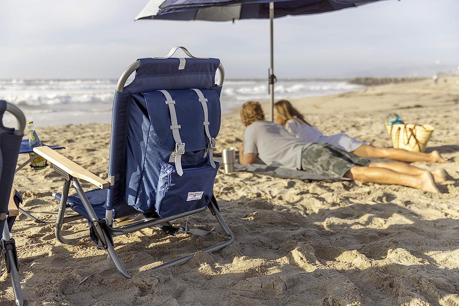 Versa-Brella UPF 50+ Personal Sun Shade - Portable Umbrella for Sports & Outdoors - Secure Clamp, 360-Degree Swivel Adjustable Position for Maximum Sun Protection - Compact with Carry Case image number 1