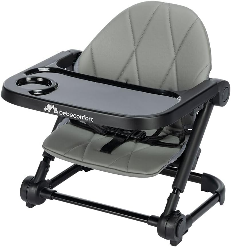 Bebeconfort Moly Ultra Compact Highchair Grey-Lightweight, Adjustable, and Portable for Home, Restaurant, Camping-Comfort and Safety for Your Little One image number 1