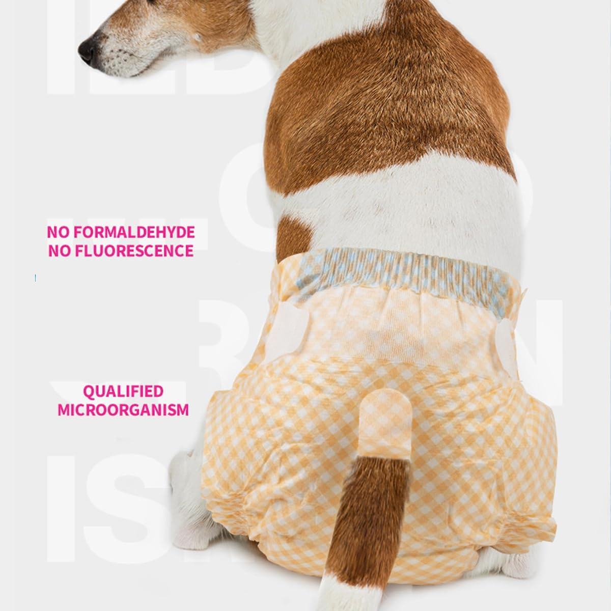 AIMALL Superior Absorbency Male & Female Dog Diapers - Breathable, Leak-Proof Comfort, Advanced Odor Control image number 5