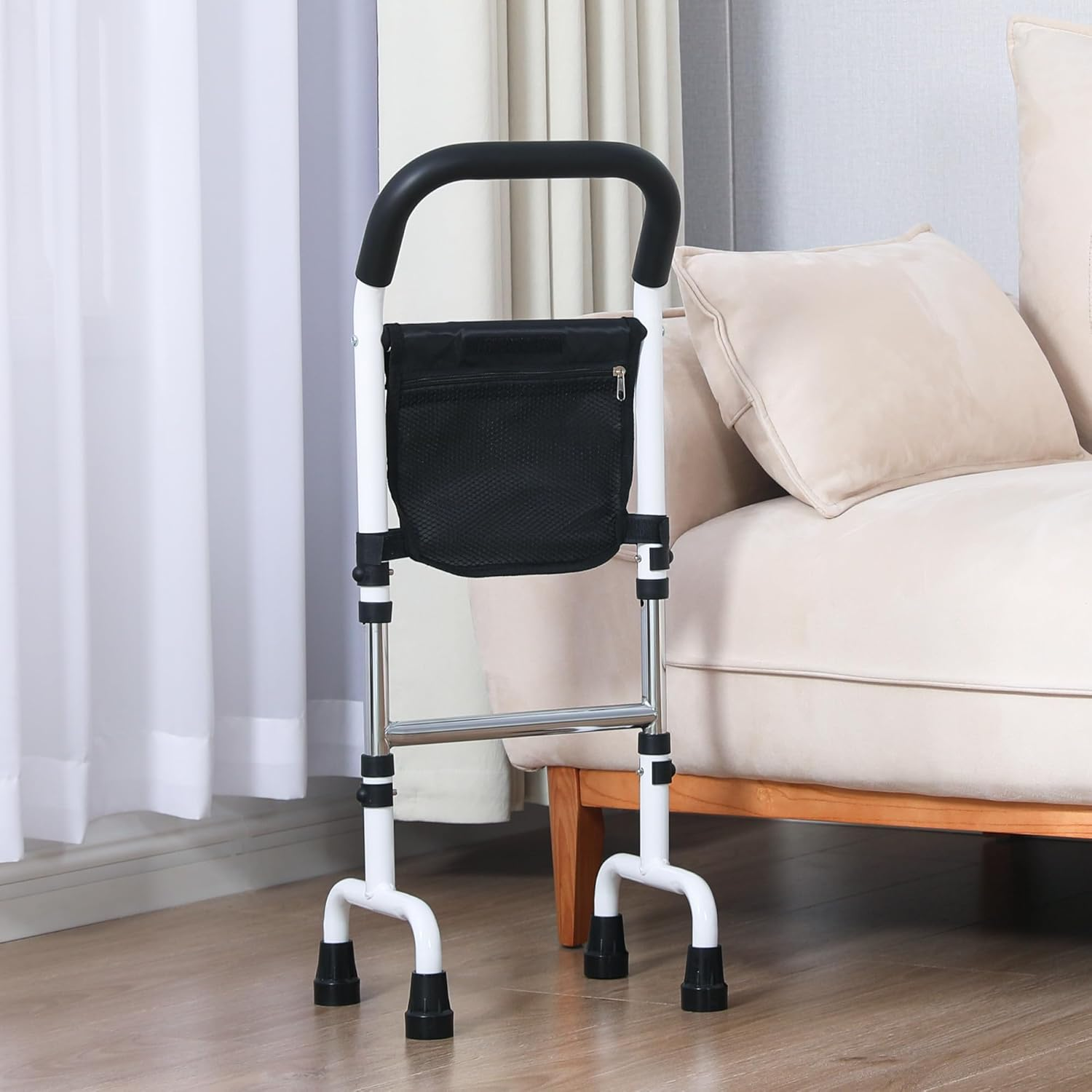 Stand Assist-Mobility Standing Aid Rail for Couch, Chair, Bedside, Toilet. Assistance Handle for Seniors and People with Limited Mobility. Safety Grab Bar for Standing, Walking image number 2