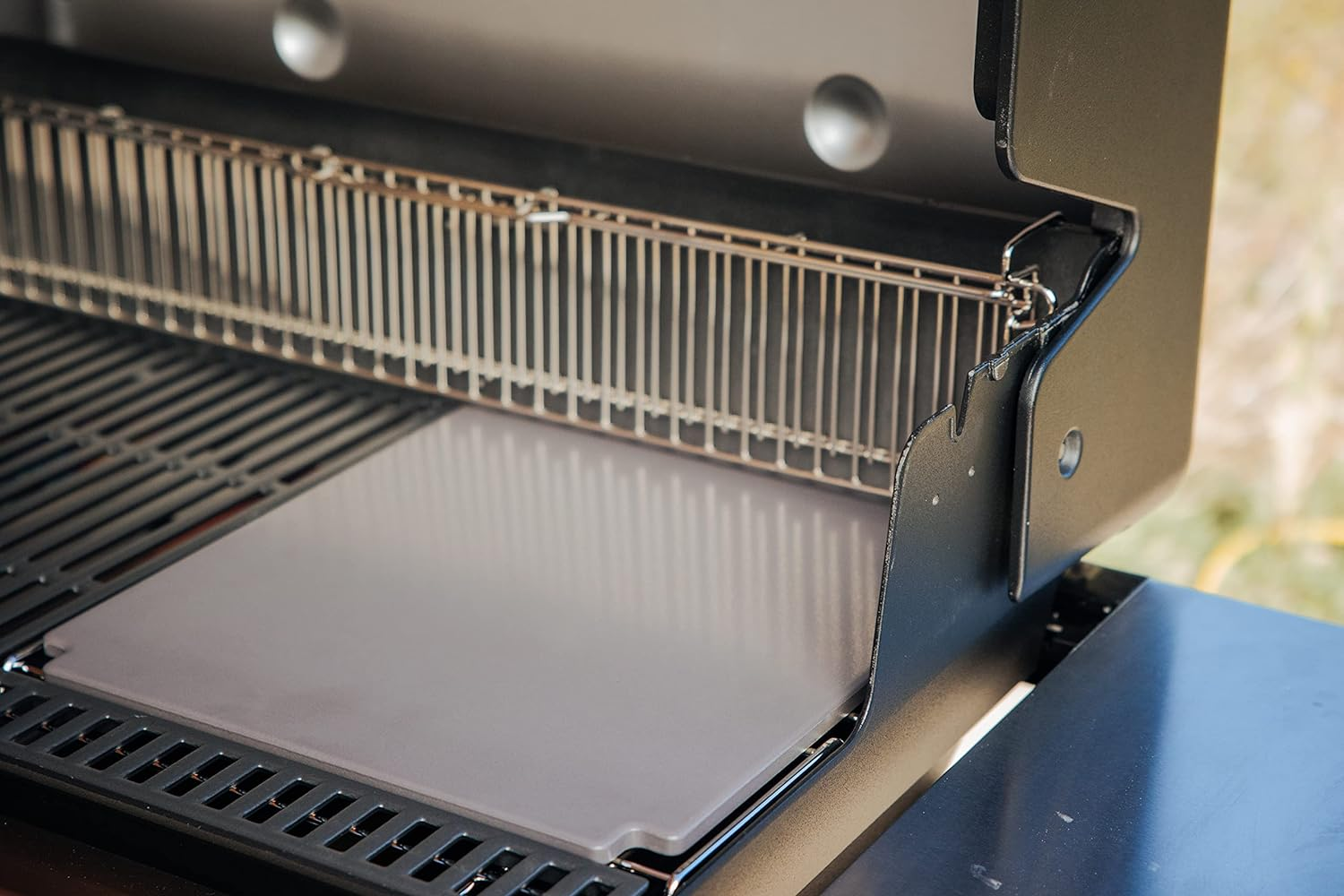 Weber Crafted Pizza Stone- Glazed Baking Stone, Weber Crafted Frame and Grills Required image number 5