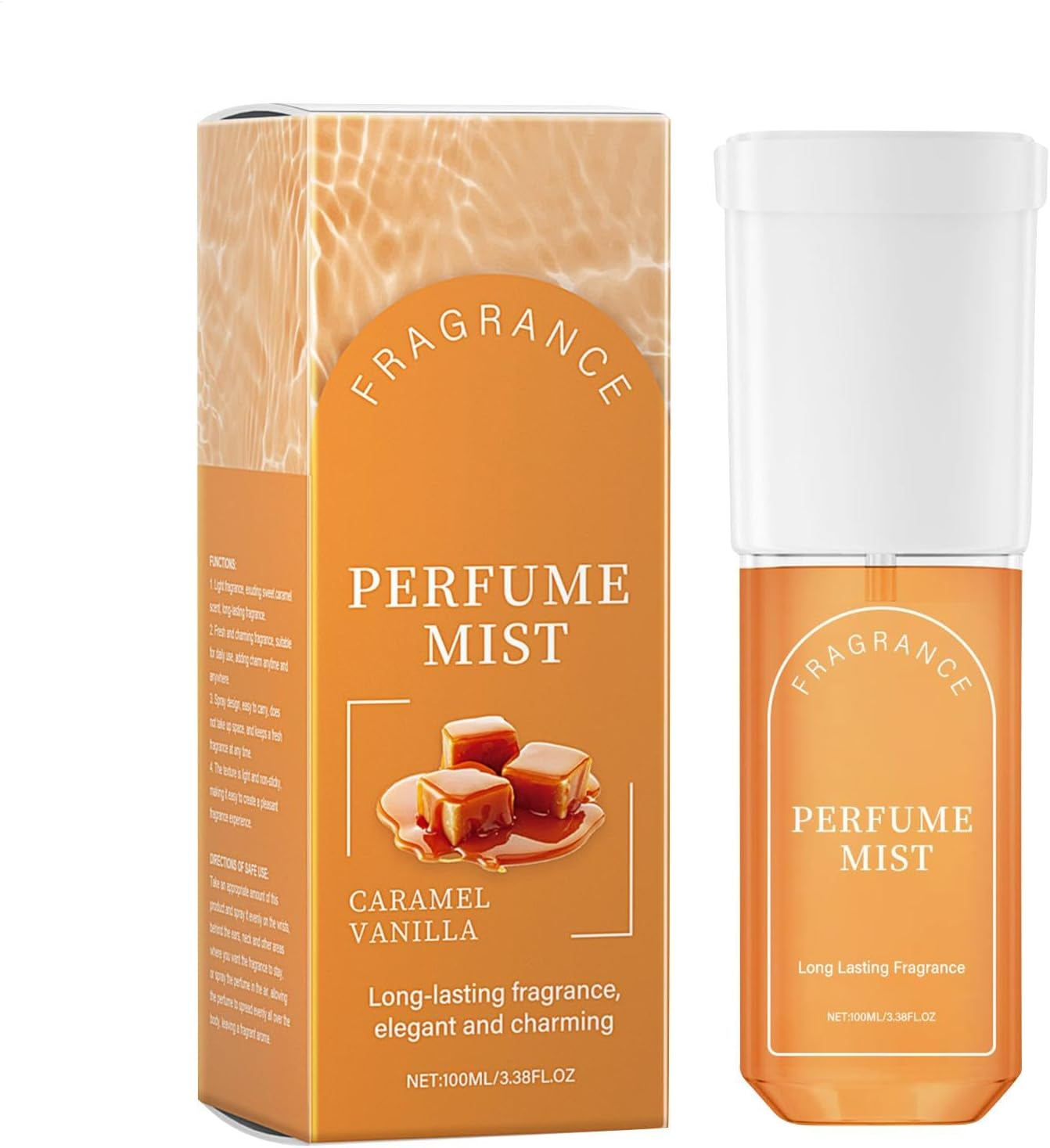 Caramel Scent - Perfume Spray, Fragrance Spray Long Lasting Scent Body Spray | Fragrance Spray Scent, 100Ml Body Mist, Body Spray Fragrance for Women, Body Spray for Women Men Unisex