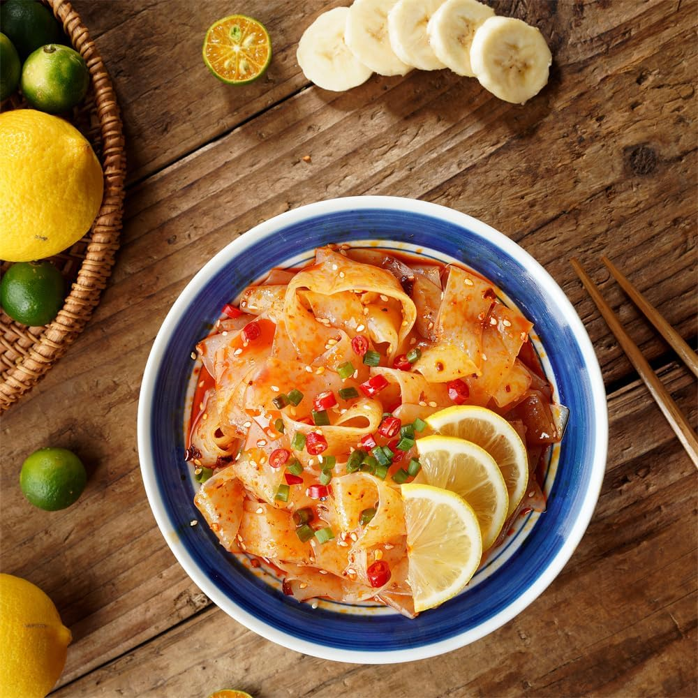 Baijia Chenji Konjac Liangpi Lemon Hot and Sour Flavor Noodle, 225 G image number 1