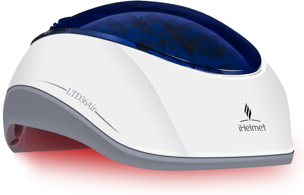 Laser Hair Growth System (FDA Cleared), Hair Regrowth Helmet & Laser Cap, Hair Loss Treatment for Men and Women, Low Level Laser Therapy for Hair Growth, Anti-Thining Treatment，36 Blue