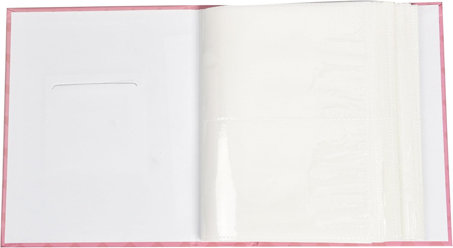 Arpan Fashion Design 200 Holds Photo Album for 4"X6" Photo with Window CD/DVD Pocket Pink Butterfly - Black Floral image number 2