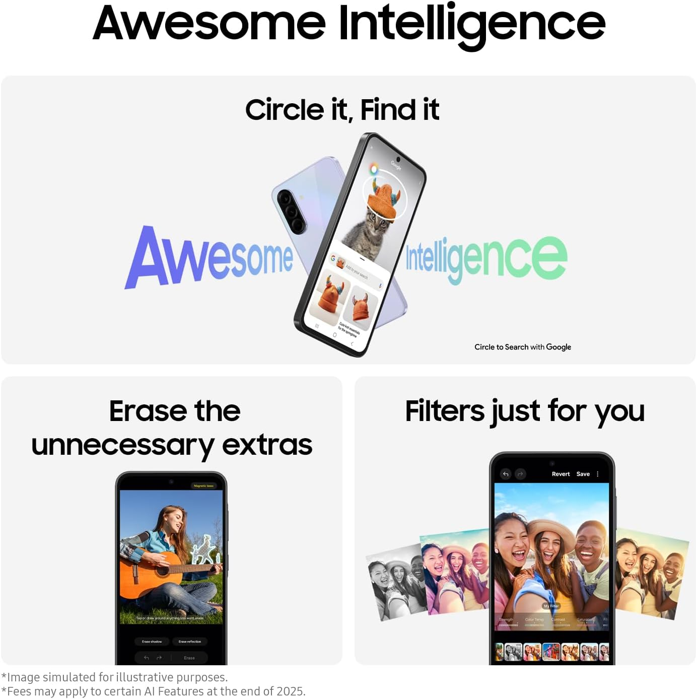 Samsung Galaxy A36 [AU Version] 5G a Series Mobile Phone, Awesome Intelligence, 128GB Storage, 6.7'' Display, Long Battery Life, Super Fast Charging, Black - Lavender image number 2