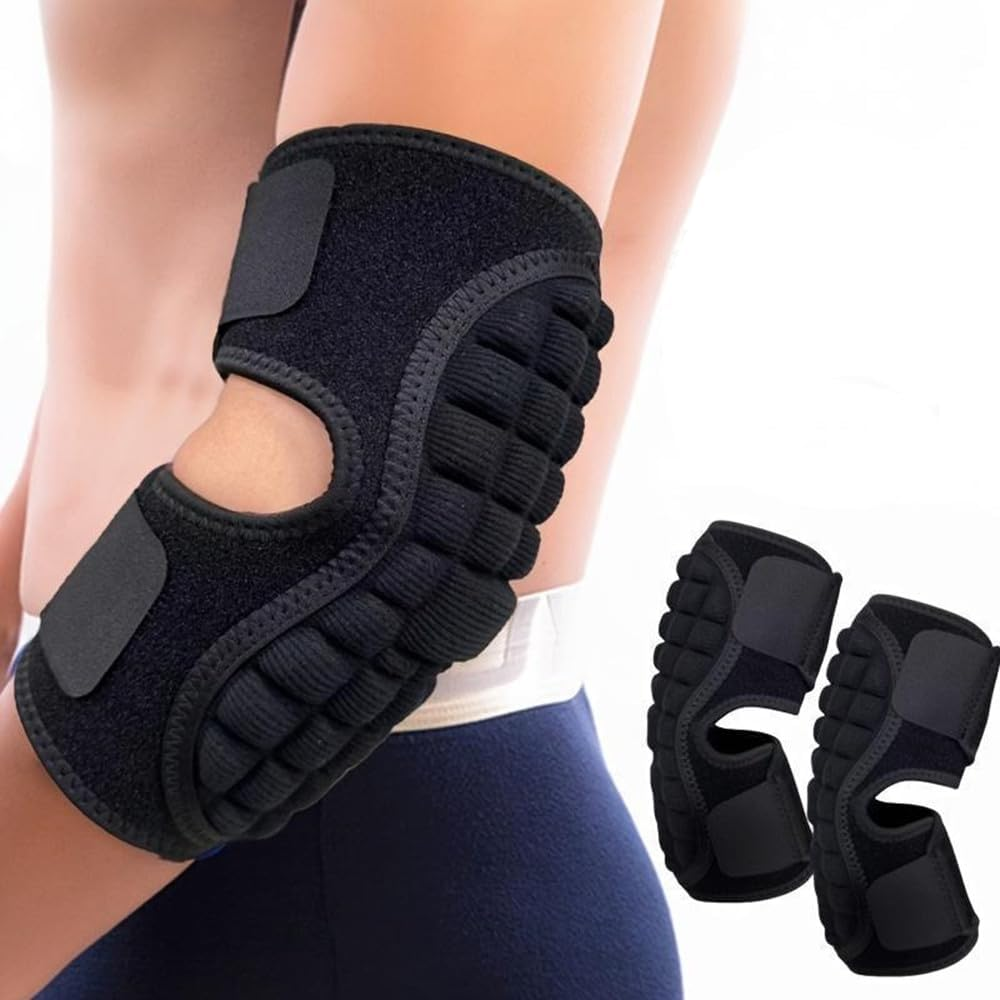 1Pair Elbow Pads,Arm Sleeves, Elbow Forearm Crashproof Pads for Football Basketball Volleyball Soccer image number 1