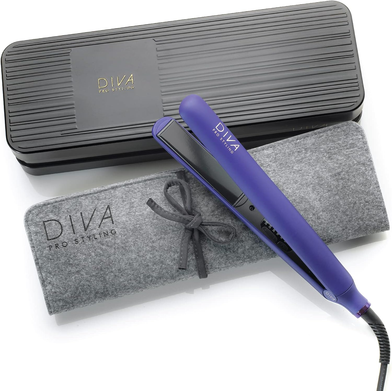 Diva Pro Styling Digital Straightener and Styler, Violet, 700 G