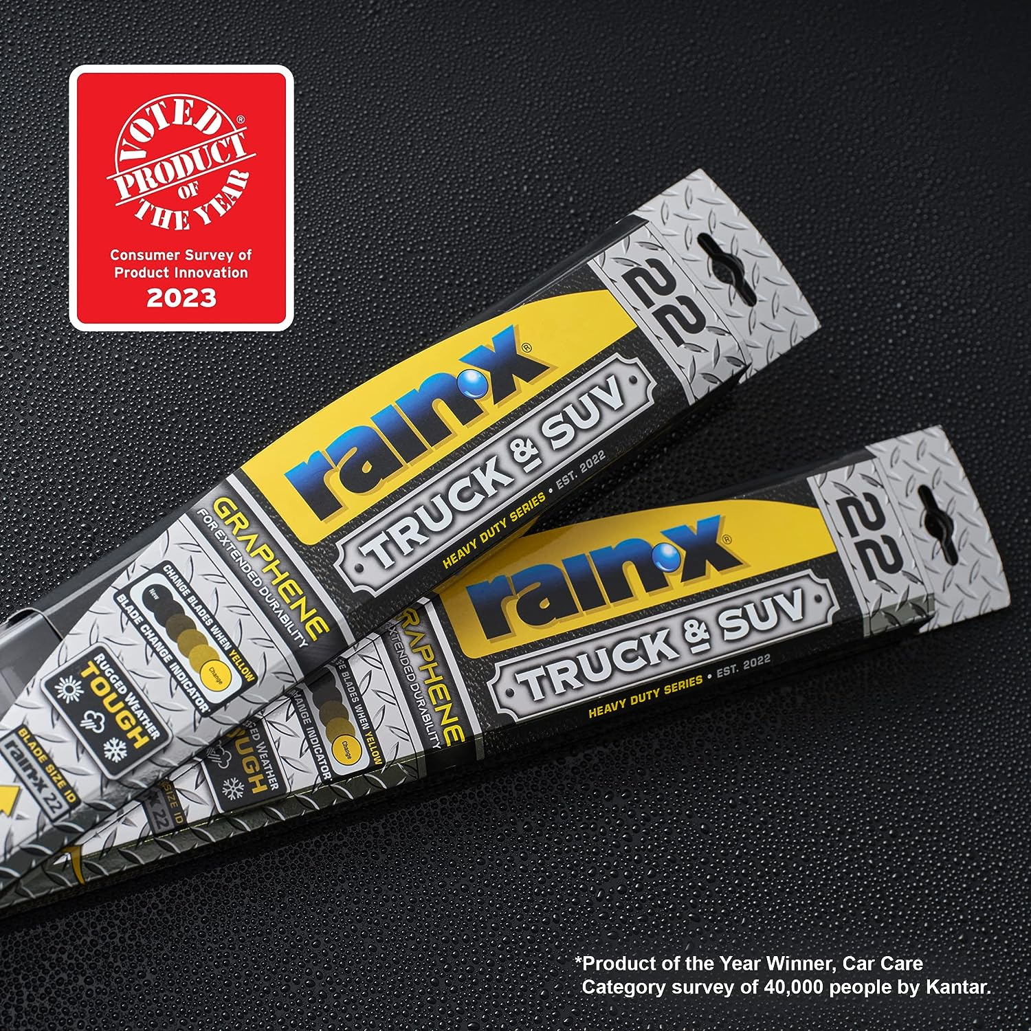 Rain-X 870116 Truck & SUV Premium Wiper Blades, 16 Inch Windshield Wipers (Pack of 1), Automotive Replacement Windshield Wiper Blades Engineered for All Driving Adventures