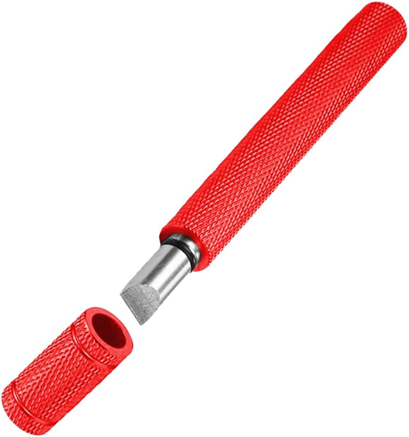 Golf Club Groove Sharpener, Golf Club Cleaner and Iron Wedge Groove Sharpener Tool with 6 Carbide Tungsten Steel Cutters, Golf Club Re-Grooving Cleaning Tool 6-Tip, Golf Accessory image number 3