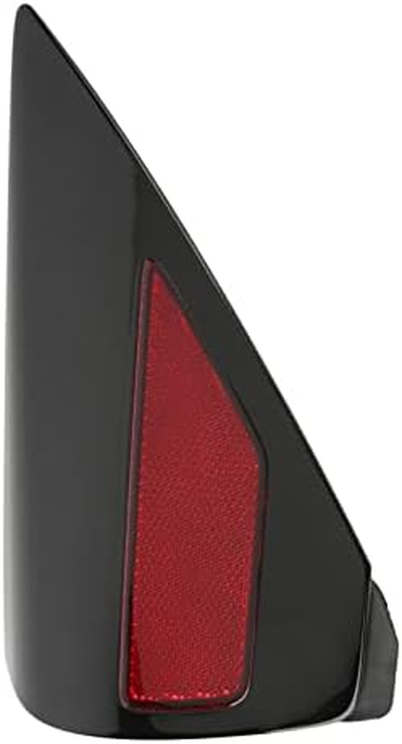 Rear Right Bumper Reflector Light, Charging Port Cover Replacement Tail Lamp Reflector Panel for Model 3/Y, Black ABS Safety Light, 1100781 99 D image number 2