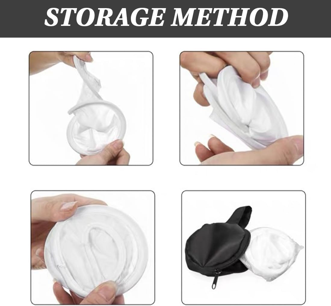 GHPKOTW 1 X Portable Flash Diffuser Camera Flash Diffuser Foldable Flash Diffuser Reflector Kit Camera Light Reflector for DSLR Camera Lenses image number 3