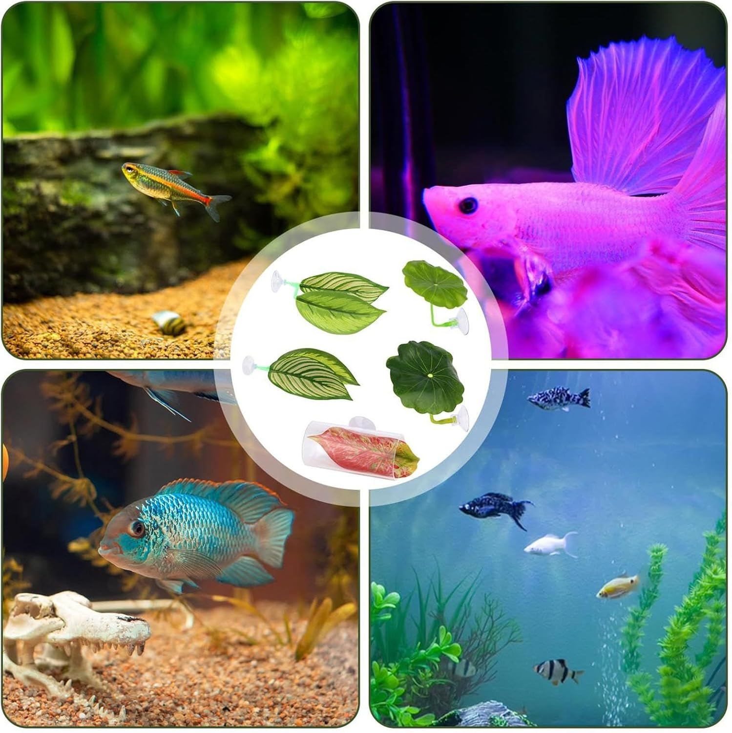 Gupcaqosjw Betta Fish Hammock - Soft Betta Hammock Toys Fish Tank Bed - Aquarium Decor for Corner Sleeping Breeding Playing Small Animals Dwarf Shrimp Crab Catfish image number 4