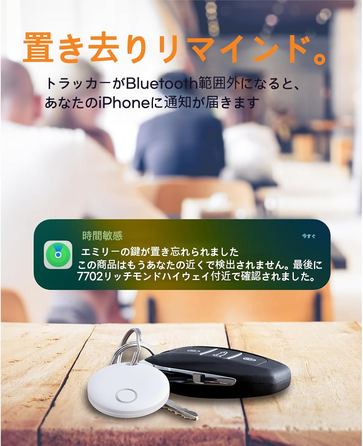 Tracker Tags-1 Pack, Smart Tag Luggage Tracker Works with Apple Find My (Ios Only), Waterproof Tracking Tags Item Finder for Keys, Luggage, Backpack, Wallet image number 2