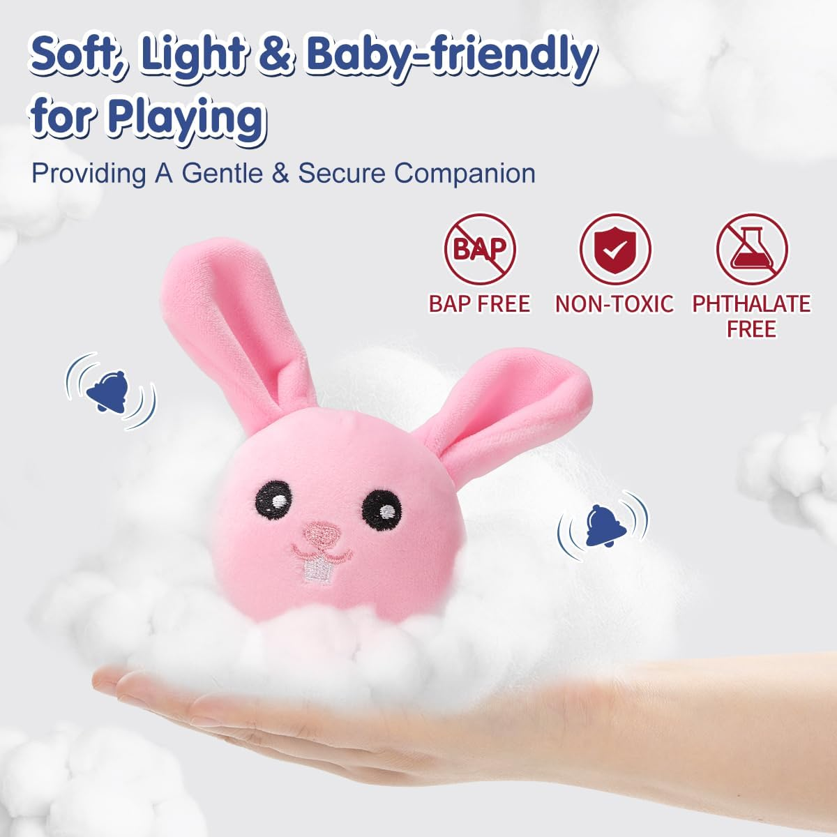 Baby Toys 6-12 Months，Montessori Toys for 6 Month Old Babies， Surprise Barn with Stuffed Farm Animals, Rattle, Crinkle Paper, Mirror，Sensory Toy for Toddlers 1-3 Boy Girl Gift Birthday image number 6