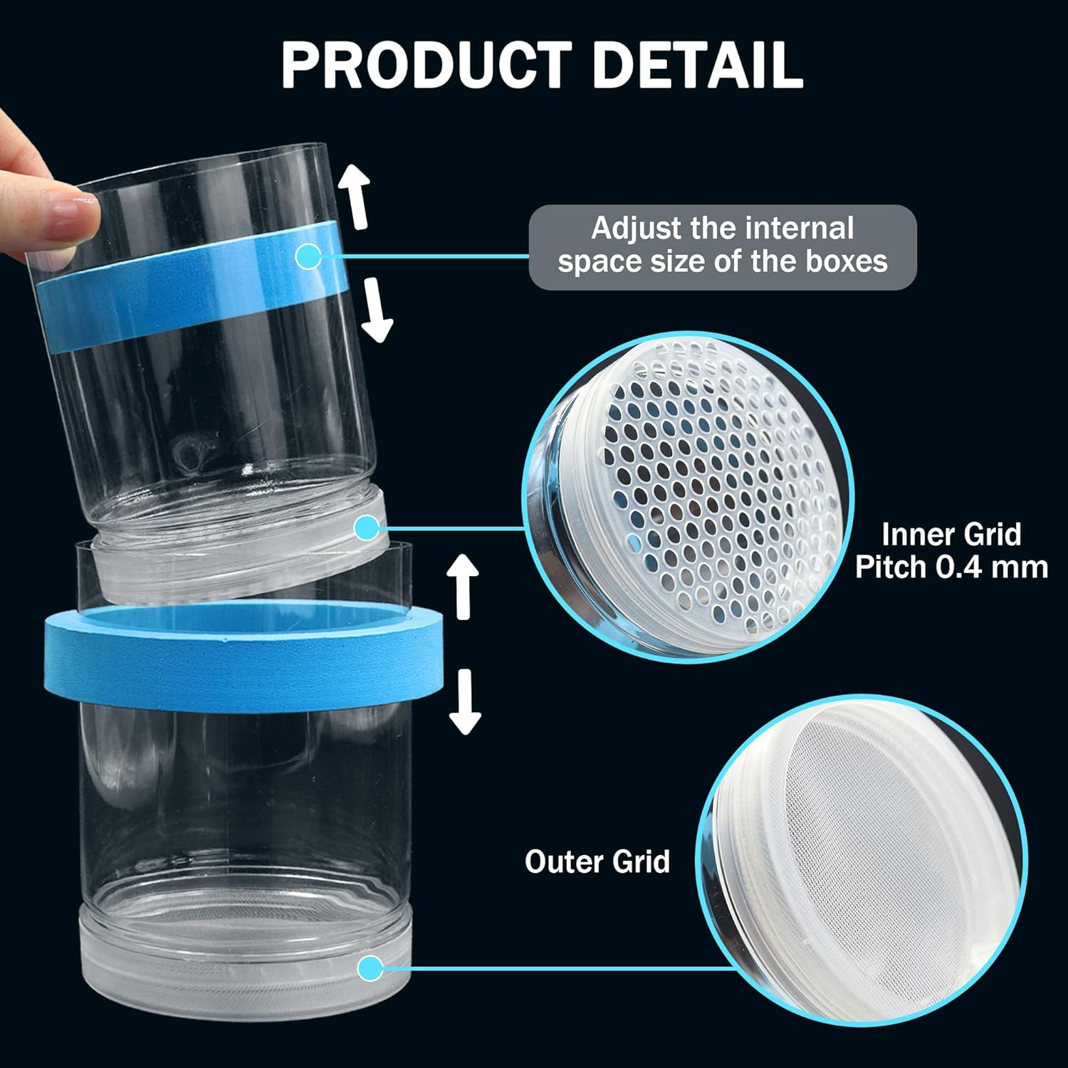 Small Floating Fish Breeding Box, Plastic Breeding Box for Fish Tank with Suction Cup, Clear Aquarium Divider Incubator, Adjustable Isolation Hatchery for Shrimp Guppy (Small)