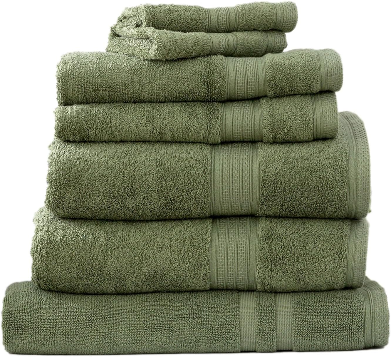 14Pc Renee Taylor Stella Bath Towel/Mat Set Soft Bamboo Cotton 650 GSM Pewter image number 5
