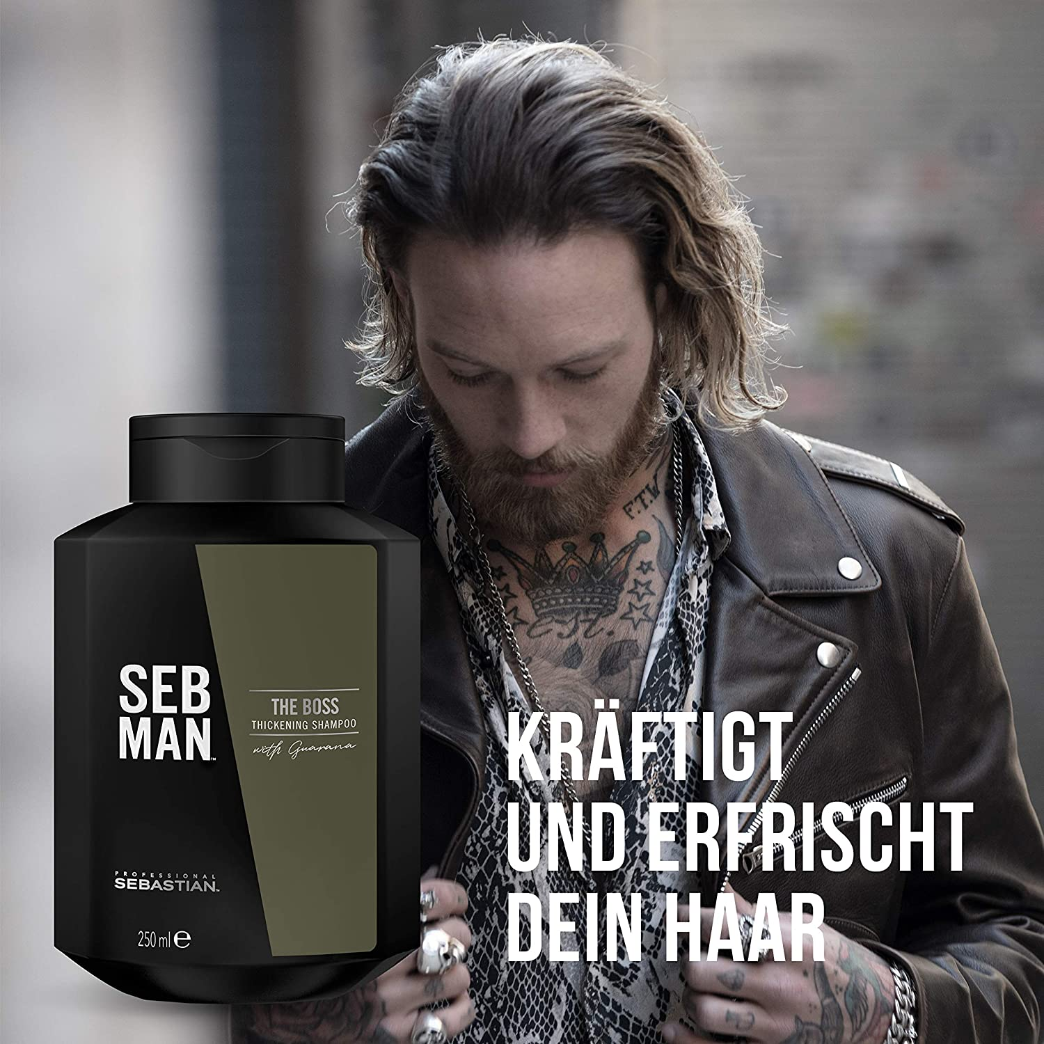 Seb Man the Boss Thickening Shampoo 1L image number 2