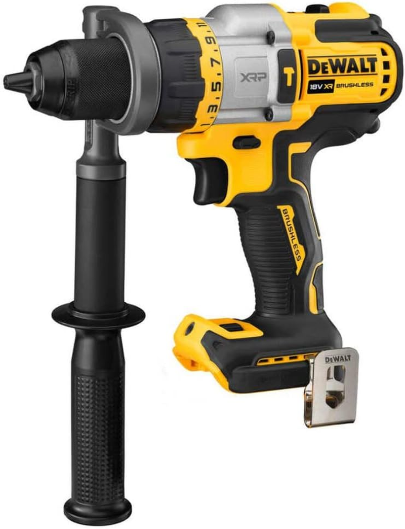 Dewalt DCD999N-XE 18V Flexvolt Advantage XRP XR Li-Ion Cordless Brushless Hammer Drill Driver &ndash; Skin Only, Plain Packaging