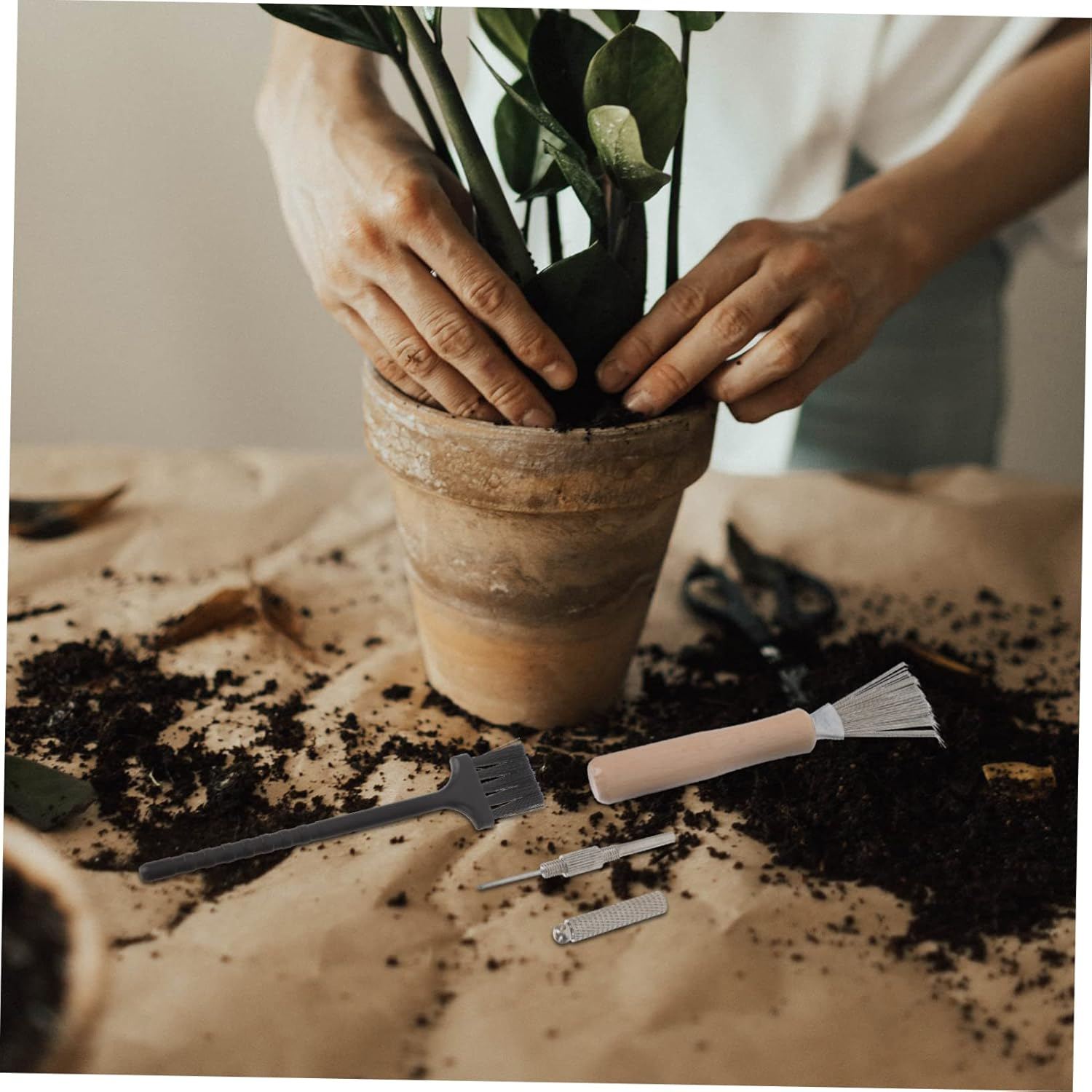 SEWACC Kenzan Pin Straightening Tool Floral Frogs Cleaner Flower Arrangement Tool for Ikebana and Home Decor Gardening Floral Arranging Supplies image number 5