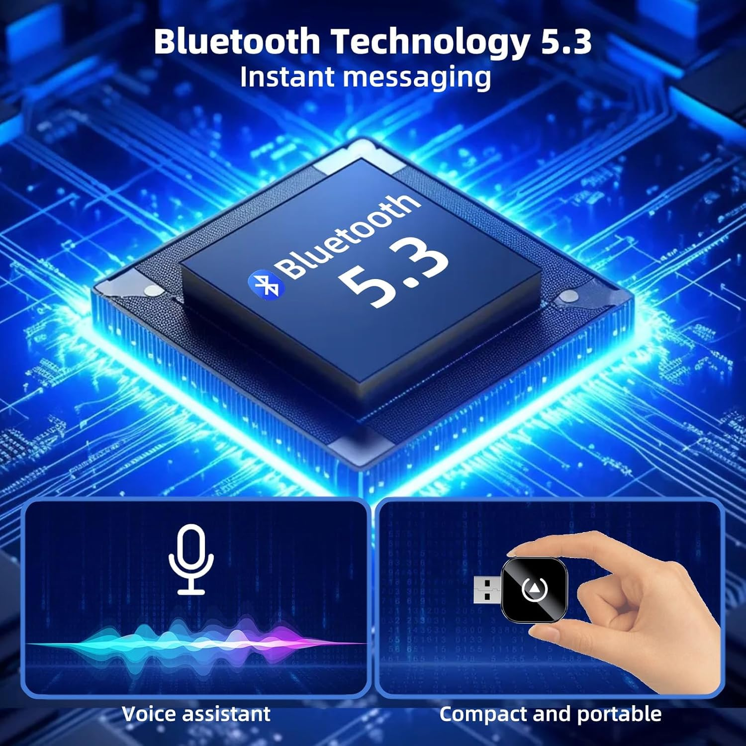 2025 Upgrade 2-In-1 Wireless Carplay & Android Auto Adapter &ndash; Plug & Play Wireless Dongle for Iphone Ios 10+ / Android 11+, Retains Original Car Controls, Compatible with Cars 2017+ - Silver image number 3