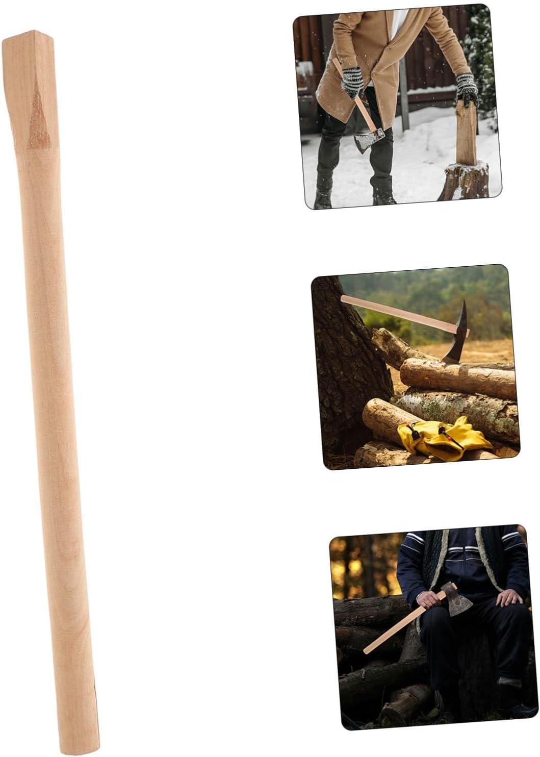 Kisangel Ergonomic Wooden Hoe Handle Long Replacement Tool Handle for Gardening Digging Weeding with Enhanced Grip and Extended Reach for Efficient Outdoor Use image number 5