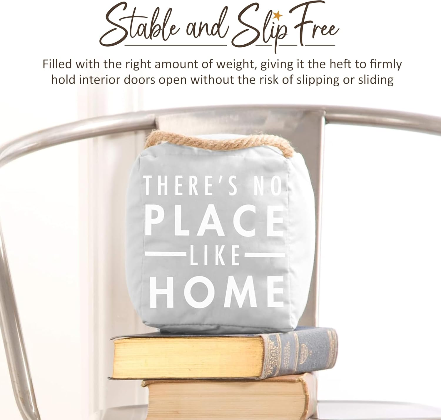 Pavilion Gift Company 72157 No Place like Home Door Stopper, 5 by 6-Inch image number 3