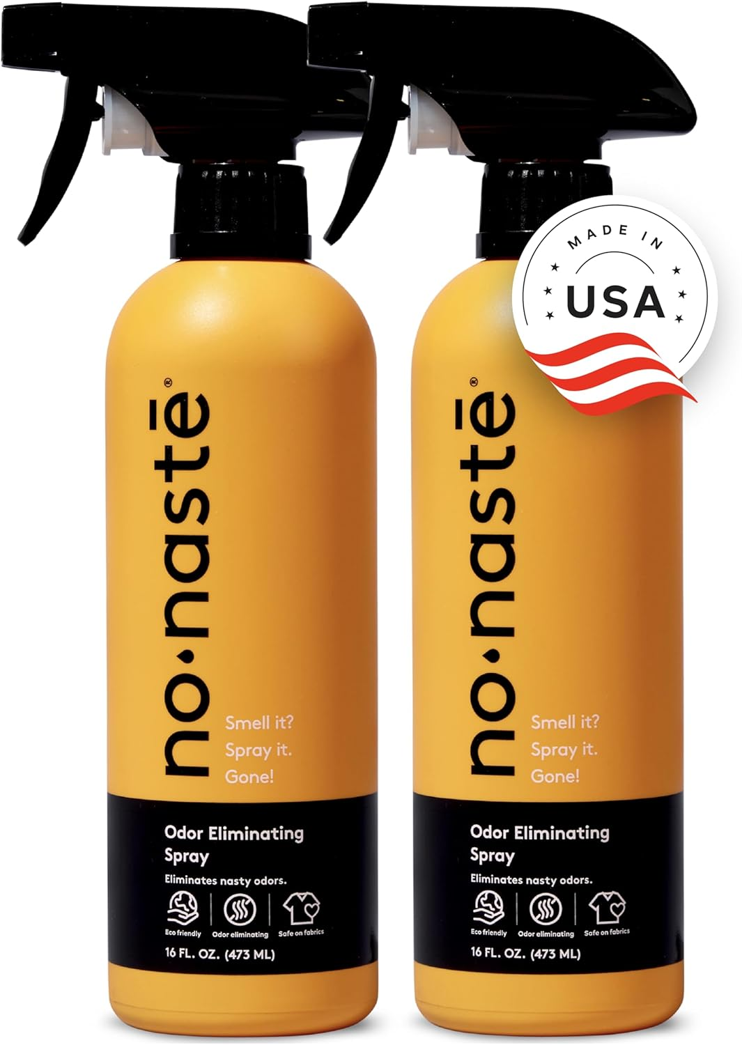 Nonaste Odor Eliminating Spray - 32 Fl Oz (Pack of 2) - Shoe Deodorizer, Yoga Mat Spray, Boxing Glove Deodorizer, Gym Bag Deodorizer - Shoe Odor Elimination, No Washing Needed, Just Spray & Go image number 2
