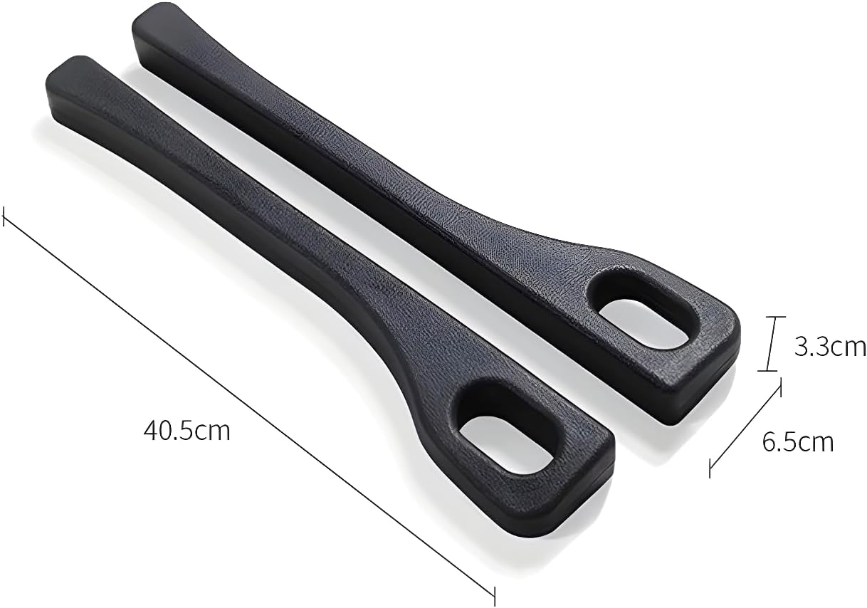 Hina Car Seat Gap Filler Set of 2, Givifive Soft Foam Multifunctional with Organizer & Hook Function, 3In1 Gap Stopper Universal Fit Car SUV Truck Fill the Gap between Seat & Console(Midnight Black) image number 2