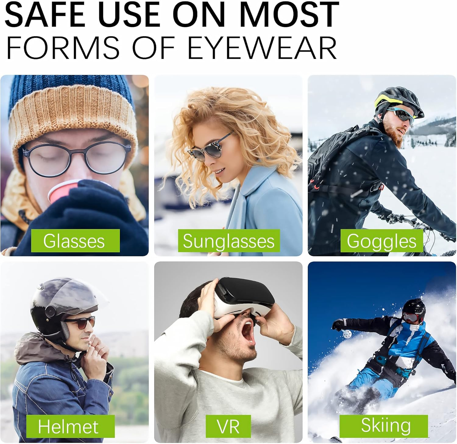 EOTW Anti-Fog Glass Wipes, 50 Pack Pre-Moistened Lens Wipes, Individually Wrapped Cleaning Wipes for Eyeglasses, Camera, Phone, Sunglasses, Ipad, Computer Screen and Tablets image number 3