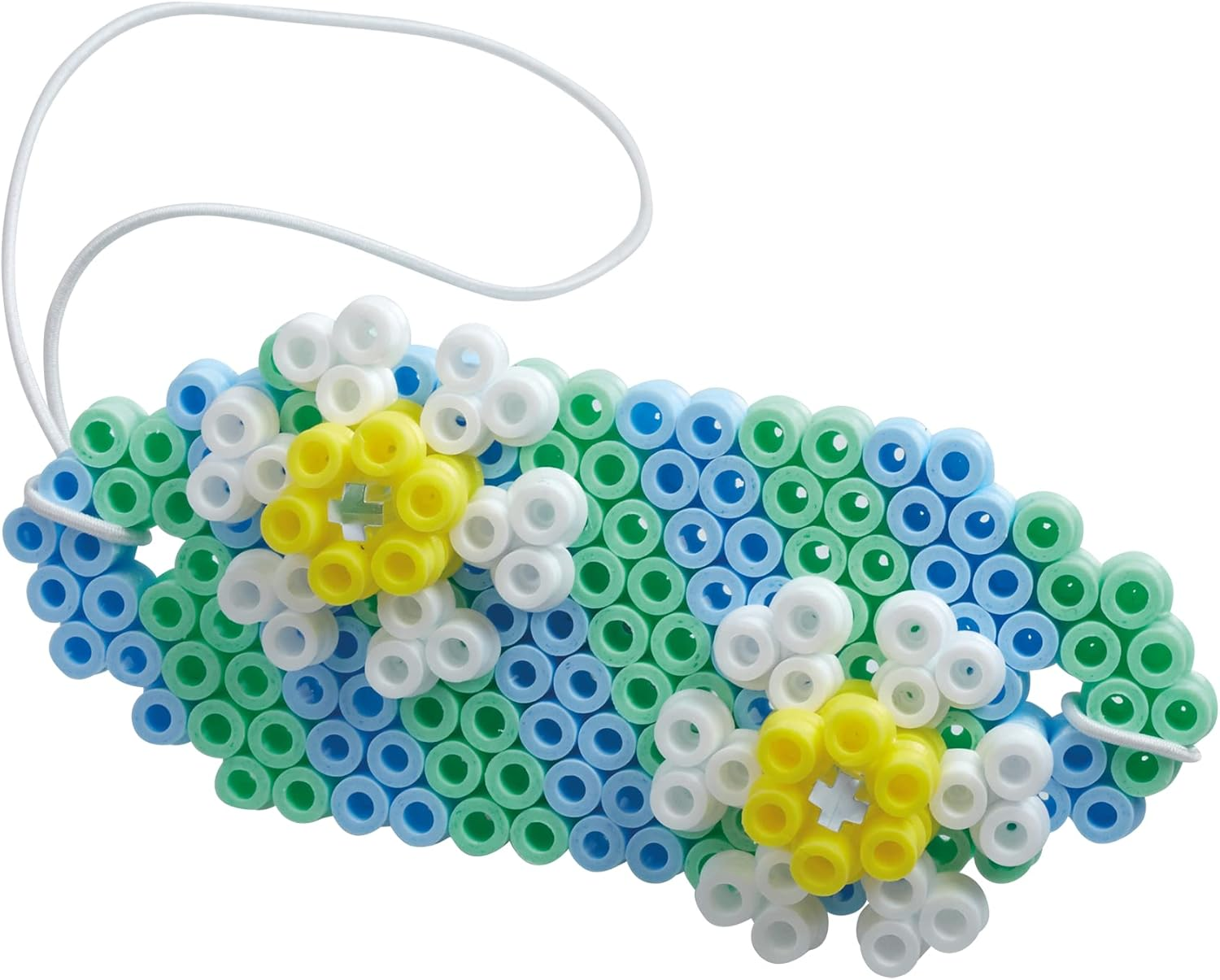 Hama Perlen 3707 Creative Box Accessories with Approx. 2,400 Colourful Midi Iron-On Beads with Diameter 5 Mm, Pin Plate and Accessories for Necklaces and Bracelets, Including Ironing Paper, Pink, Purple, Blue, White, 3707H - Brown, Red, Blue, Grey image number 4