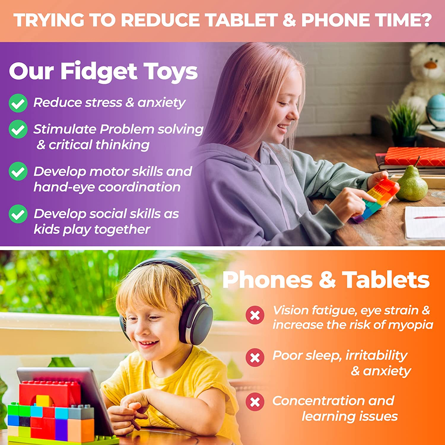 (62 Pcs) 2023 Upgraded Fidget Toys Party Favors Gifts for Kids Adults Autism Stress Relief Stocking Stuffers Sensory Pop It Autistic Pack Bulk Set Boys Girls Goodie Bag Treasure Box Classroom Prizes image number 4